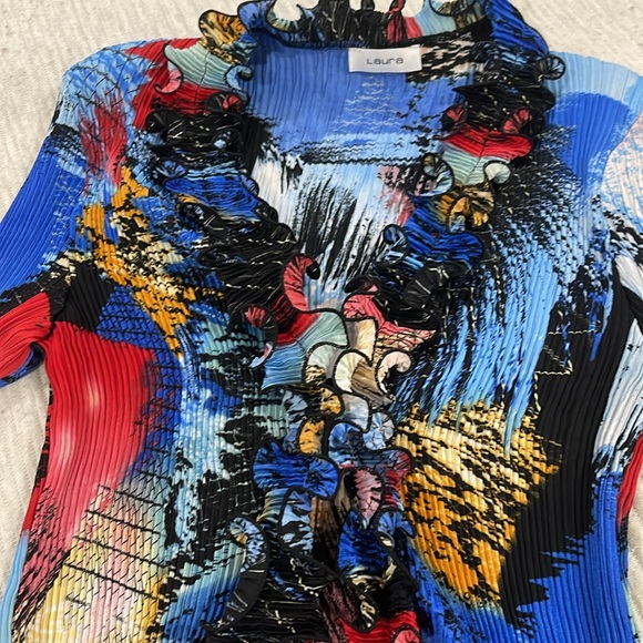 Vintage Ruffled Blouse - Picture 2 of 5